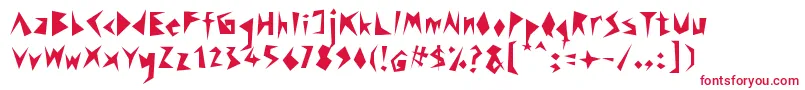 Rock Stair Font – Red Fonts