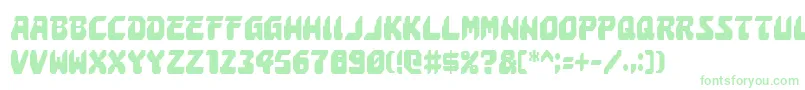AstropolisCondensed Font – Green Fonts on White Background