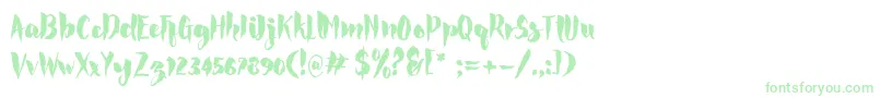 フォントRocke – 緑のフォント