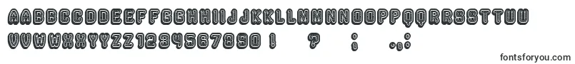 Шрифт Rockefeller3D – рельефные шрифты