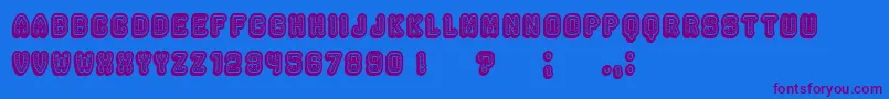 More about Rockefeller3D Font Rockefeller3D Font – Purple Fonts on Blue Background