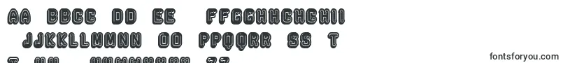 Rockefeller3DFancyFlat-Schriftart – tschechische Schriften