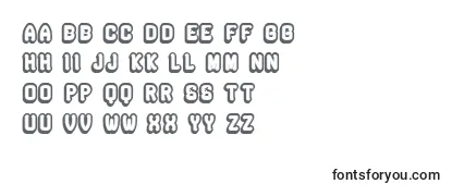 Review of the Rockefeller3DHollowFlat Font