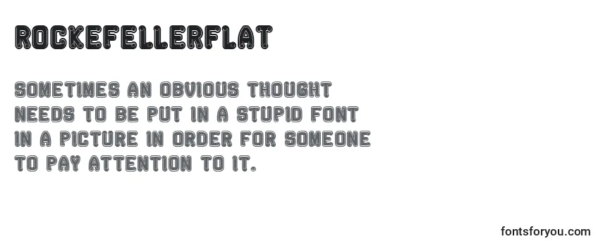 Review of the RockefellerFlat Font