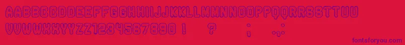 More about RockefellerHollow Font RockefellerHollow Font – Purple Fonts on Red Background
