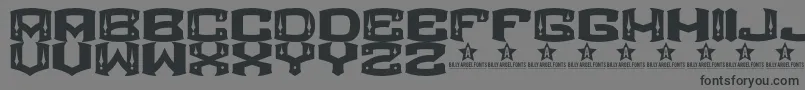 ROCKETAIR    Font – Black Fonts on Gray Background