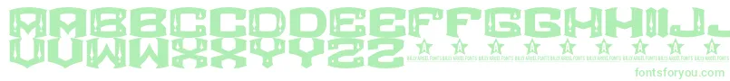 ROCKETAIR    Font – Green Fonts on White Background