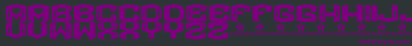 ROCKETAIR    Font – Purple Fonts on Black Background