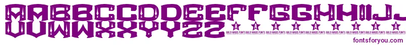 ROCKETAIR    Font – Purple Fonts on White Background