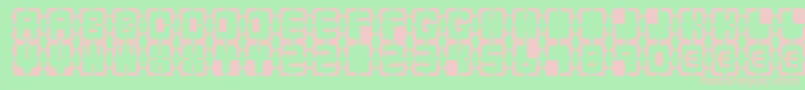 Reoxy Font – Pink Fonts on Green Background