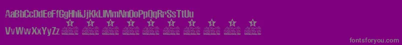 fuente Rocks Personal Use – Fuentes Grises Sobre Fondo Morado