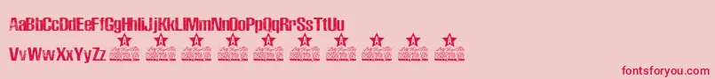 fuente Rocks Personal Use – Fuentes Rojas Sobre Fondo Rosa