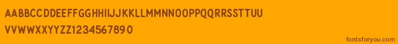 Подробнее о шрифте Rocky Stone Шрифт Rocky Stone – коричневые шрифты на оранжевом фоне