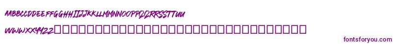 RODAMAS Font – Purple Fonts on White Background