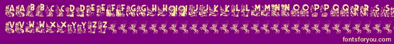 Lisätietoja Rodeo CIES CAPS II-fontista Rodeo CIES CAPS II-fontti – keltaiset fontit violetilla taustalla