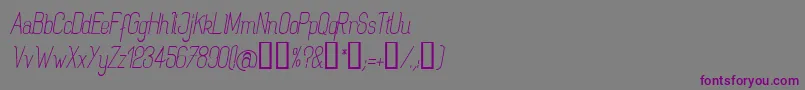 Шрифт ROGAI    – фиолетовые шрифты на сером фоне