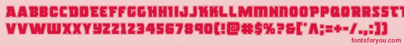 Weitere Informationen zur rogueheroacad-Schriftart rogueheroacad-Schriftart – Rote Schriften auf rosa Hintergrund