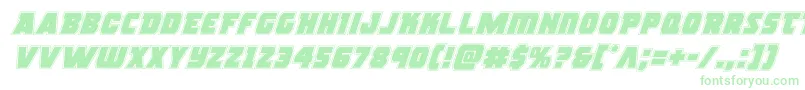 rogueheroacadital-Schriftart – Grüne Schriften