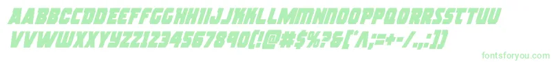 rogueherocondital-Schriftart – Grüne Schriften