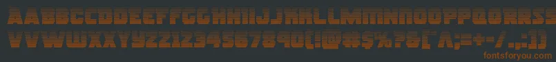 rogueherograd Font – Brown Fonts on Black Background