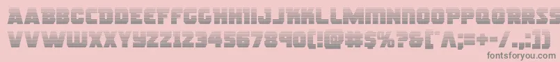 rogueherograd Font – Gray Fonts on Pink Background