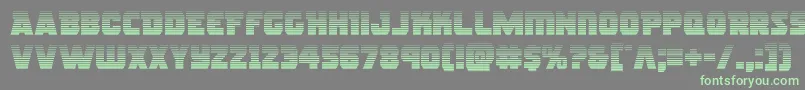 rogueherograd Font – Green Fonts on Gray Background