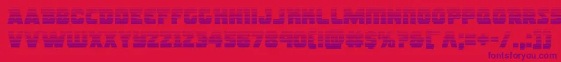 rogueherograd Font – Purple Fonts on Red Background