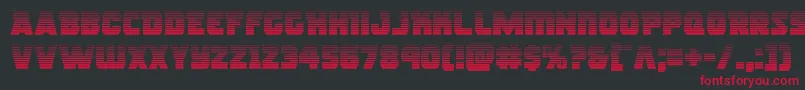 rogueherograd Font – Red Fonts on Black Background