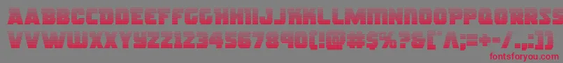 rogueherograd Font – Red Fonts on Gray Background