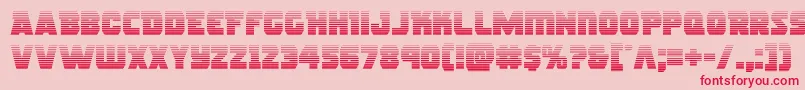 rogueherograd Font – Red Fonts on Pink Background