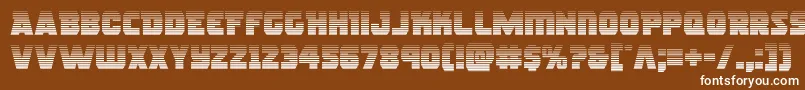 rogueherograd Font – White Fonts on Brown Background