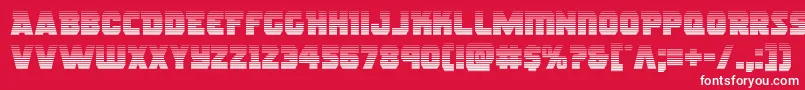 rogueherograd Font – White Fonts on Red Background