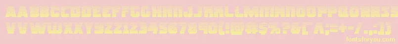 rogueherograd Font – Yellow Fonts on Pink Background