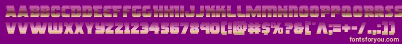 rogueherograd Font – Yellow Fonts on Purple Background