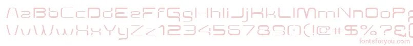 Aunchanted Expanded Font – Pink Fonts on White Background