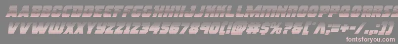 Шрифт rogueherogradital – розовые шрифты на сером фоне