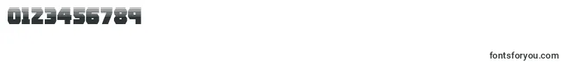 rogueherohalf-Schriftart – Schriften für Zahlen und Nummern