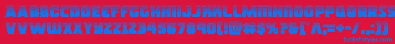 rogueherohalf Font – Blue Fonts on Red Background
