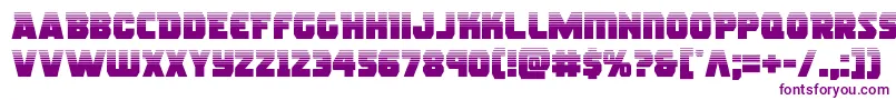 rogueherohalf Font – Purple Fonts on White Background