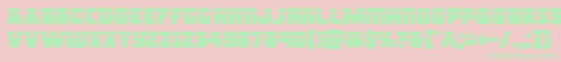 rogueherolaser Font – Green Fonts on Pink Background