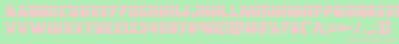 rogueherolaser Font – Pink Fonts on Green Background
