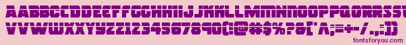 rogueherolaser Font – Purple Fonts on Pink Background