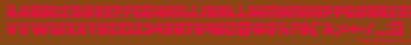 rogueherolaser Font – Red Fonts on Brown Background