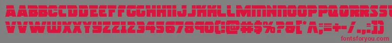 rogueherolaser Font – Red Fonts on Gray Background