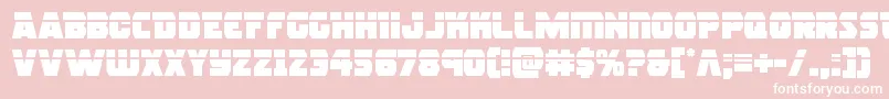 rogueherolaser Font – White Fonts on Pink Background
