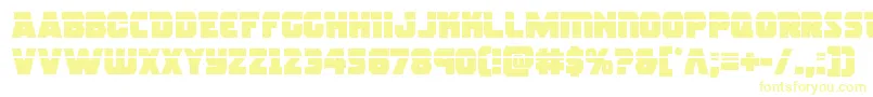 rogueherolaser Font – Yellow Fonts on White Background