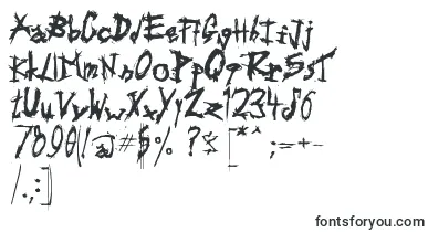 Triballaka font – script Fonts
