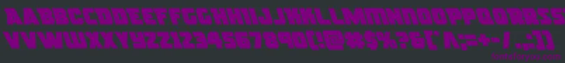 rogueheroleft Font – Purple Fonts on Black Background