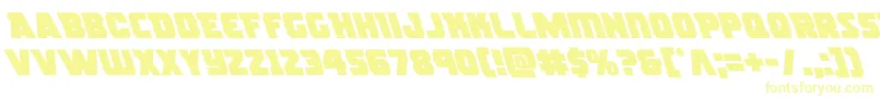 Шрифт rogueheroleft – жёлтые шрифты