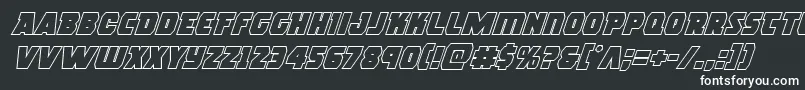 rogueherooutital Font – White Fonts